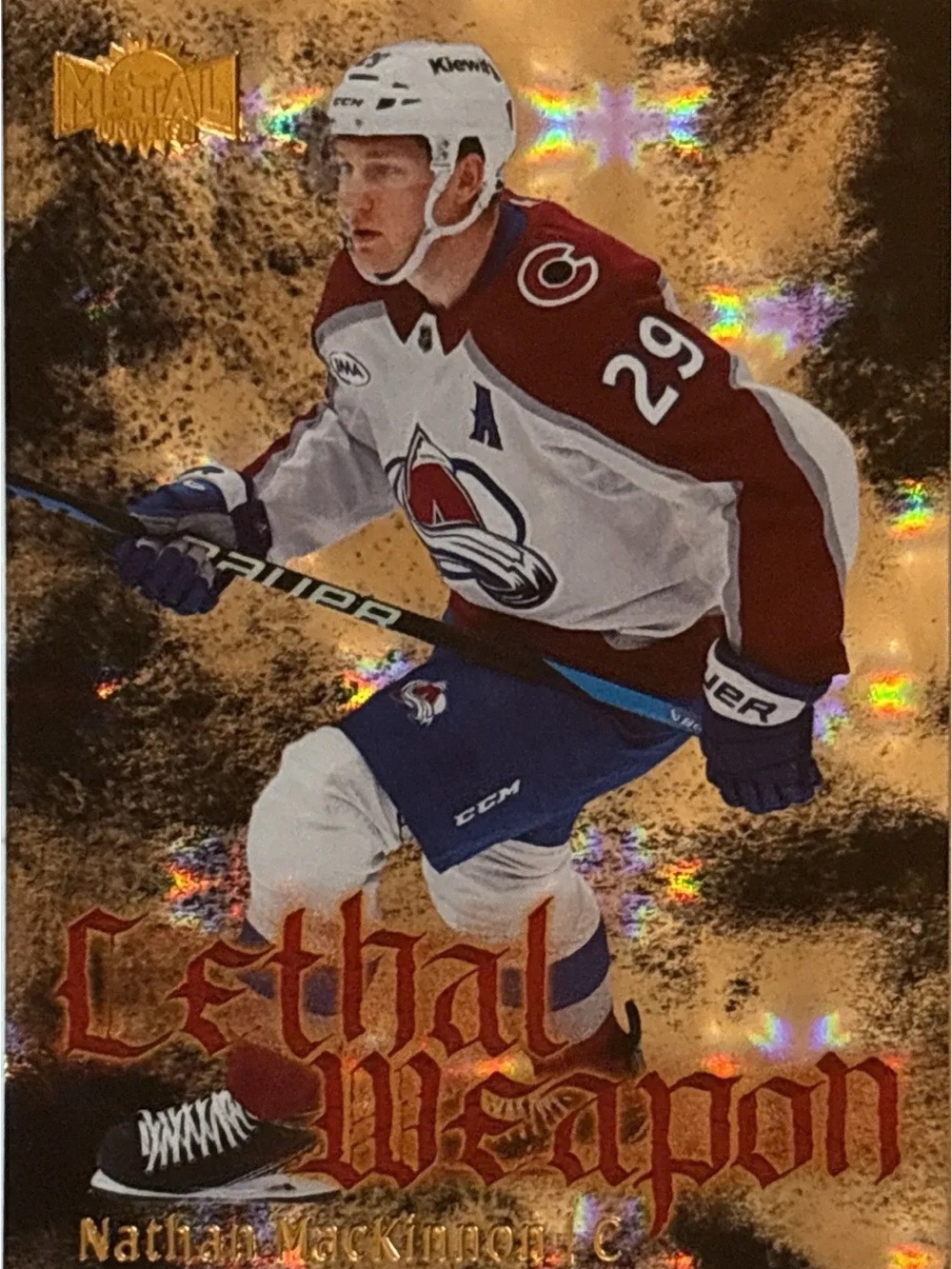 Skybox Nathen McKinnon Lethal Weapon Trading Card